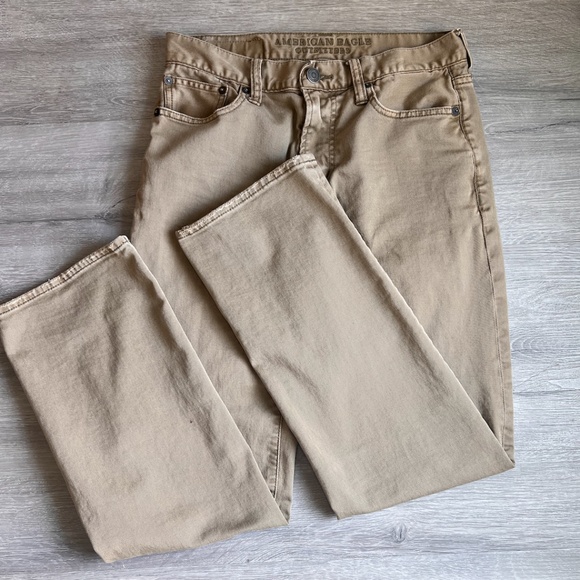 American Eagle Outfitters, Men's Core Flex Durable Pants, 30x32, Khaki - Picture 1 of 8